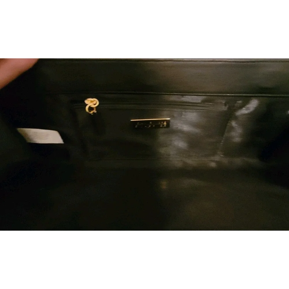 Vintage Joan Rivers Classic‎ Collection Black Faceted Gem Tile Clutch Purse QVC
